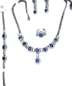 Ceylon Sapphire Jewelry Set