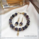 Set made of Botswana Agate