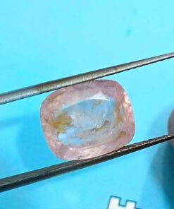 6.71ct IGI Certified Padparadscha Sapphire , 100% Natural Untreated Gemstone