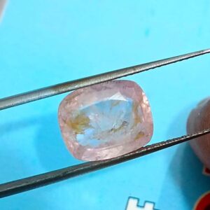 6.71ct IGI Certified Padparadscha Sapphire , 100% Natural Untreated Gemstone